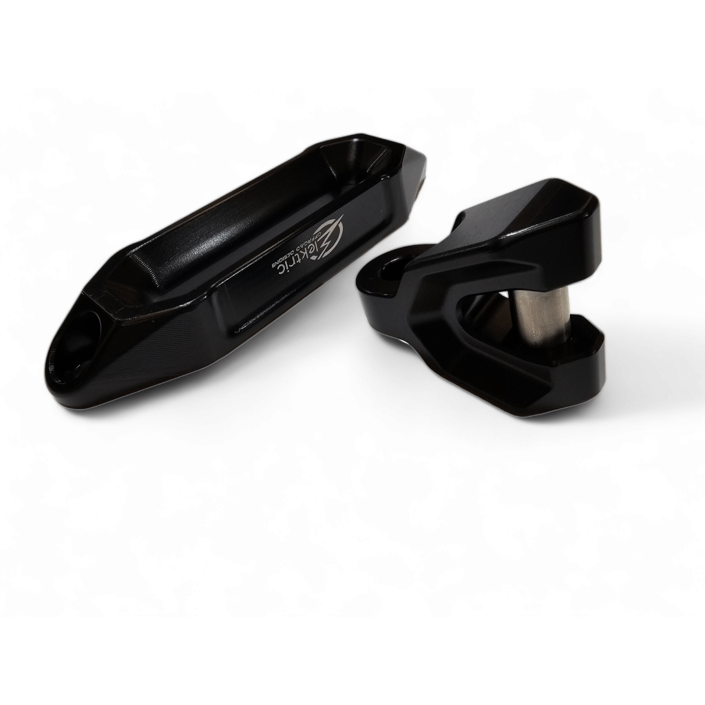 Elektric Offroad Designs UTV Winch Fairlead and Hook | Black - MojoMotoSport.com