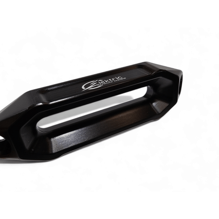 Elektric Offroad Designs UTV Winch Fairlead and Hook | Black - MojoMotoSport.com