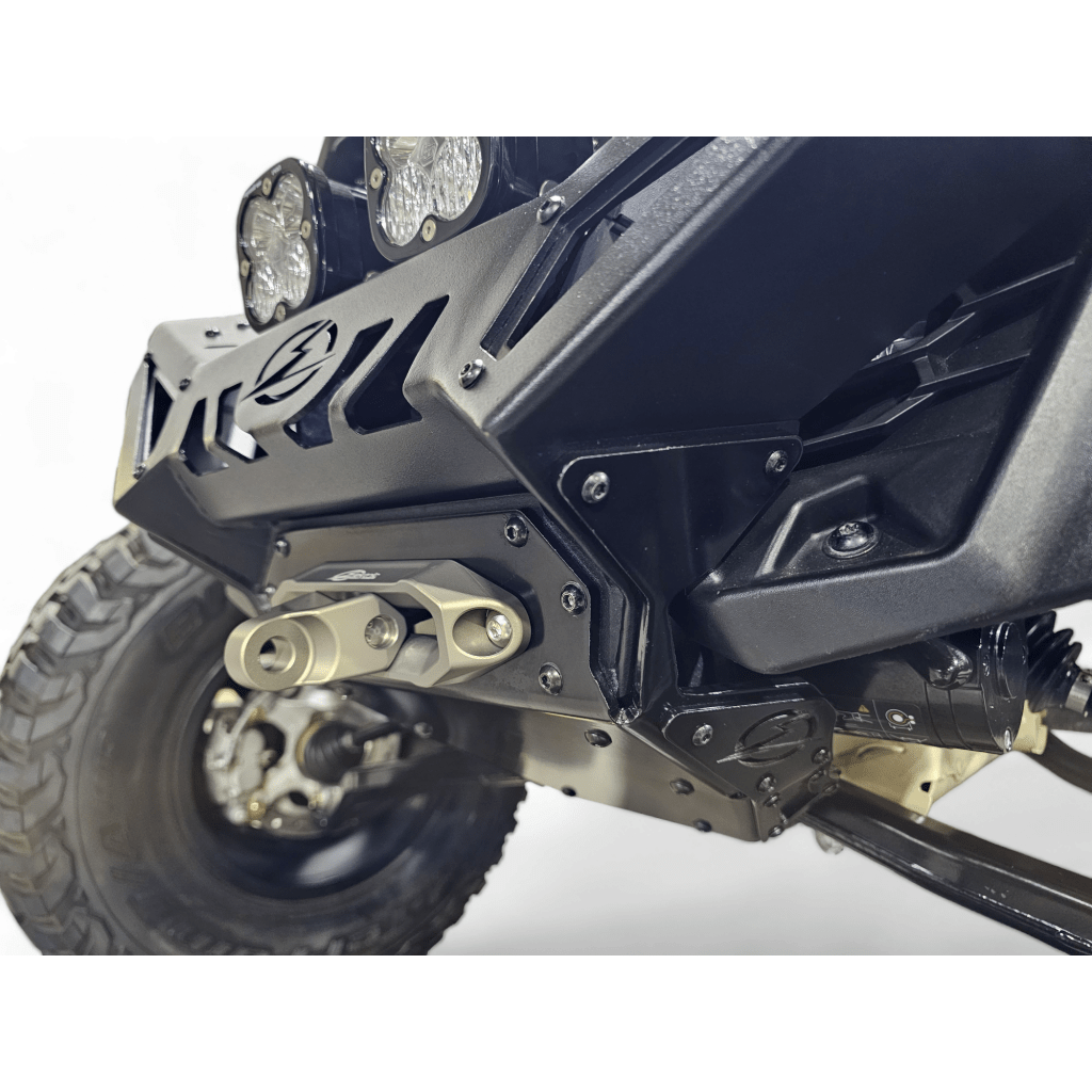 Elektric Offroad Designs UTV Winch Fairlead and Hook | Gunmetal - MojoMotoSport.com