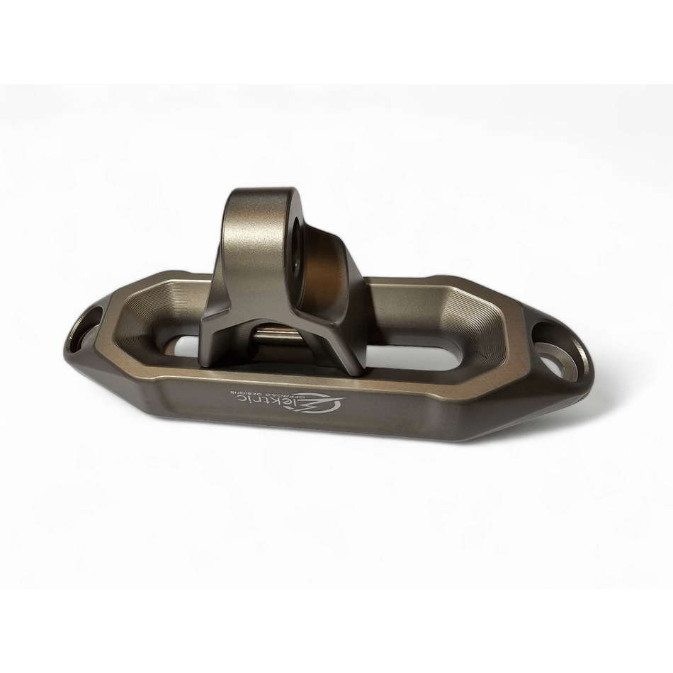 Elektric Offroad Designs UTV Winch Fairlead and Hook | Gunmetal - MojoMotoSport.com