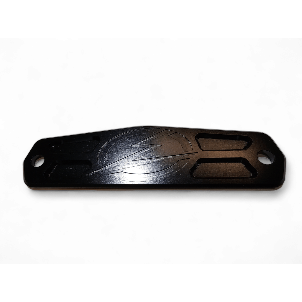 Elektric Offroad Designs UTV Winch Fairlead Cover Plate | Black - MojoMotoSport.com