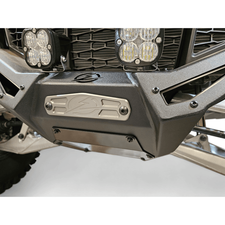 Elektric Offroad Designs UTV Winch Fairlead Cover Plate | Gun Metal - MojoMotoSport.com