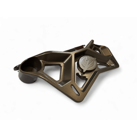 Elektric Offroad EOD 2017 to Current Can Am X3 Maverick Upper Shock Mount Brace with adjustable light mount bracket with Gun Metal finish - MojoMotoSport.com