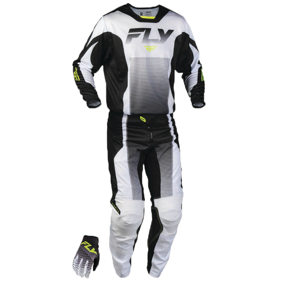 Fly Racing 2027 Kinetic Fade Gearset - Black/White/Hi-Vis