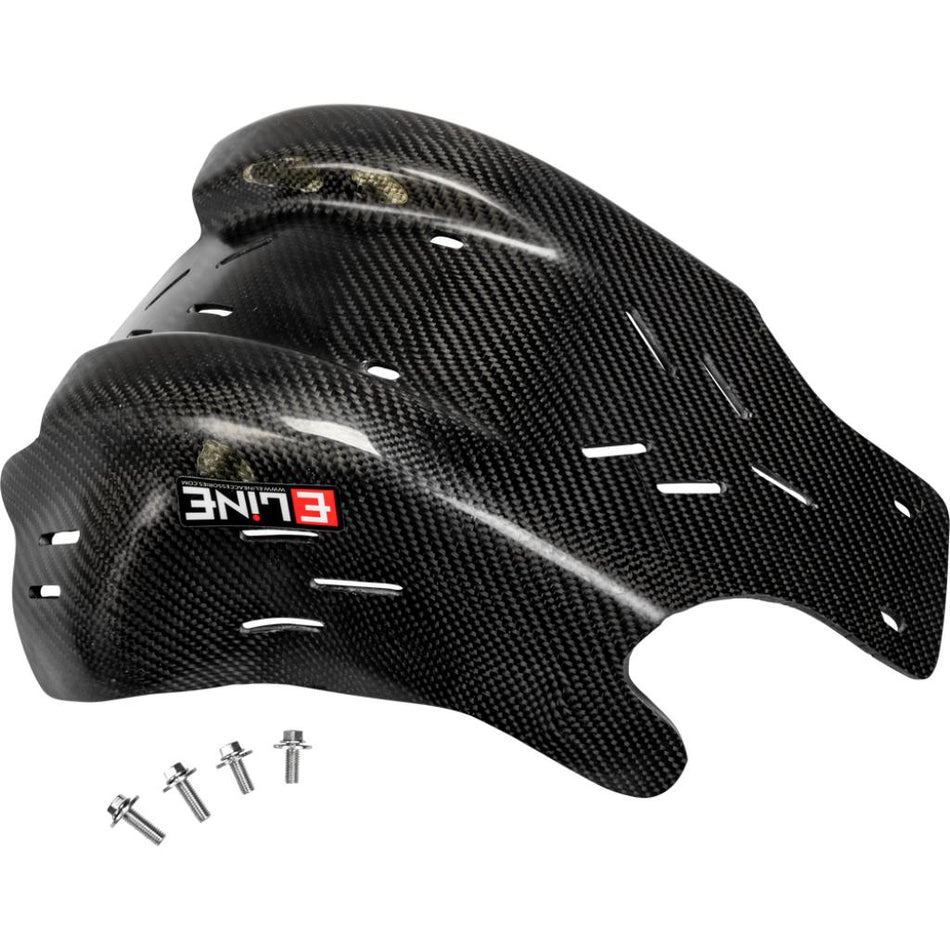 E-Line - Kawasaki KX450 Carbon Fiber Skid Plate ('19-'22) | KSP45019