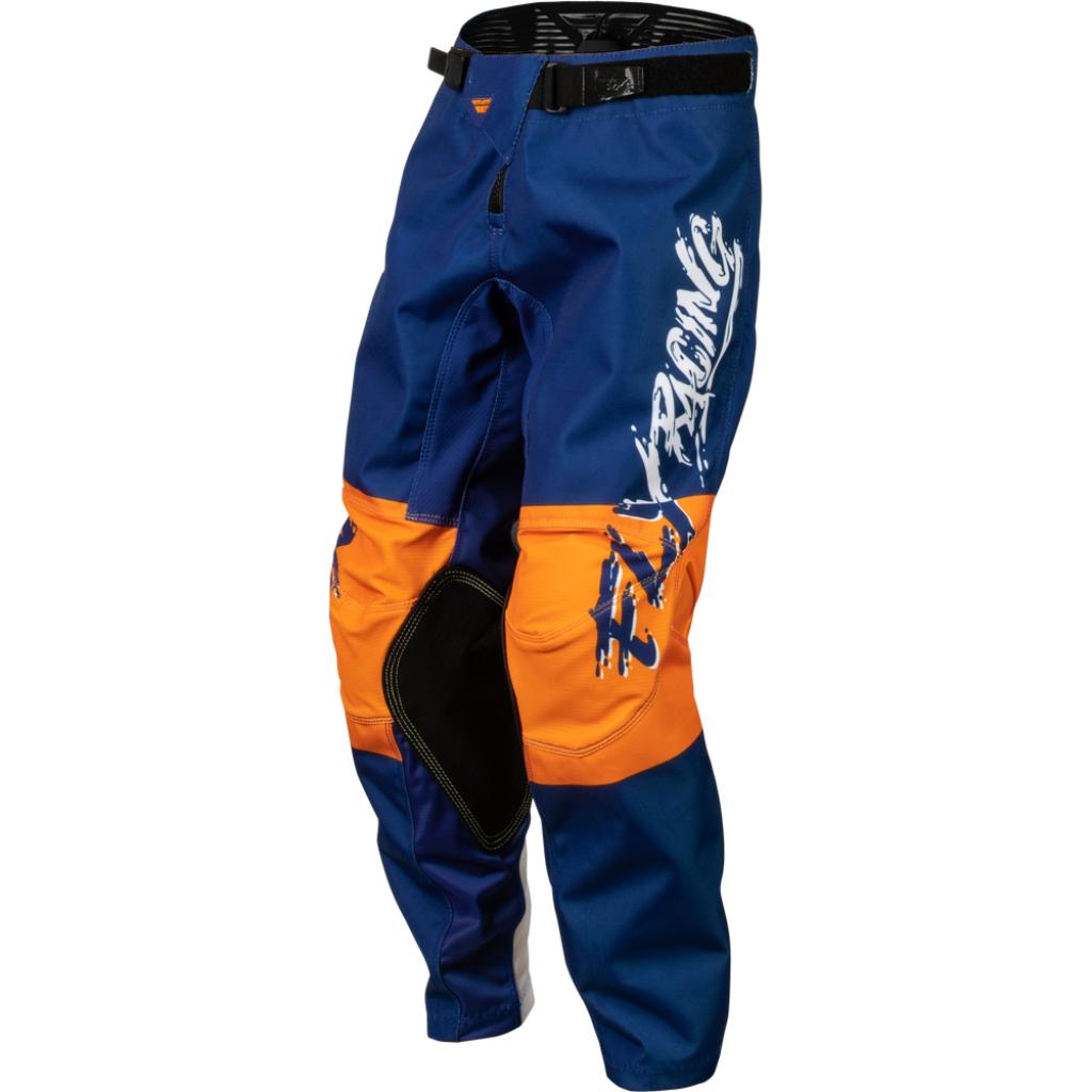 Fly Racing Youth Kinetic Khaos B/P/O 2024 Jersey/Pants Kit