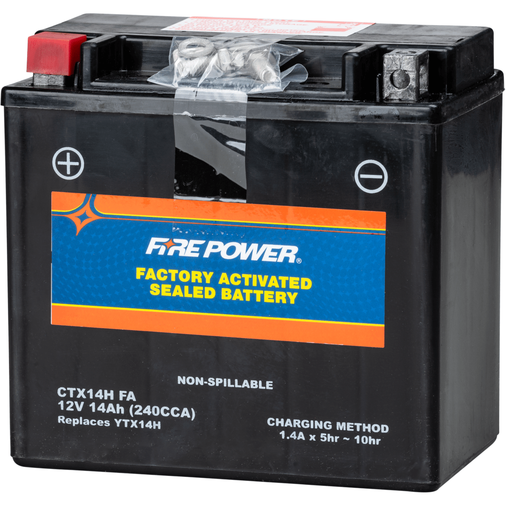 Fire Power Battery Ctx14h Sealed Factory Activated - MojoMotoSport.com