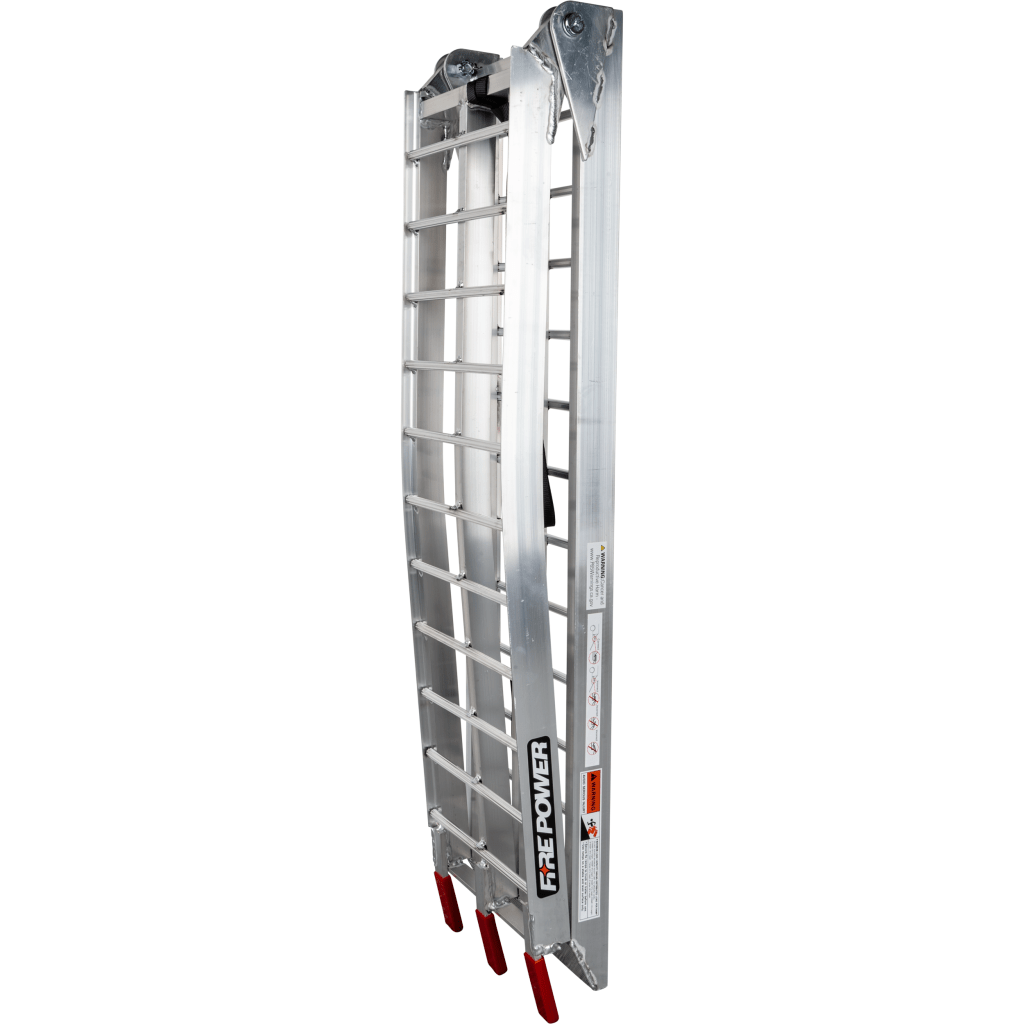 Fire Power Curved Aluminum Ramp 88" X 11.25" Folding - MojoMotoSport.com