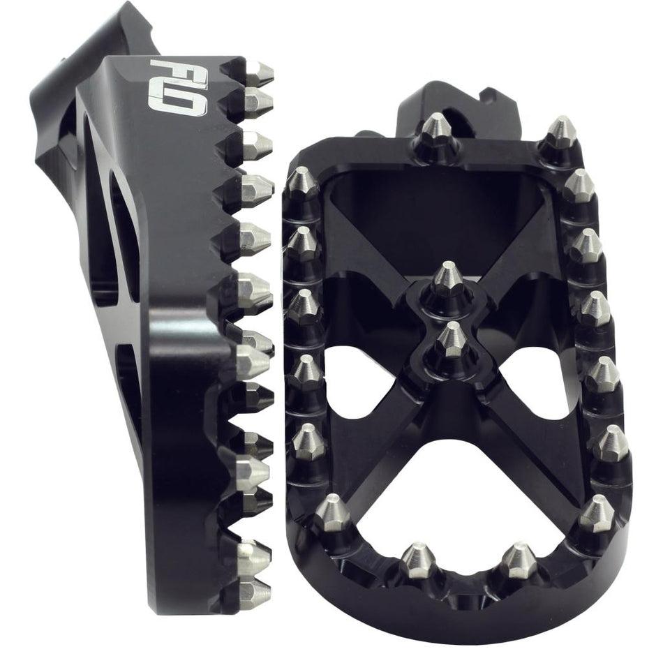 FLO Adventure/Snow Footpeg Black | SPEG - 792BLK - MojoMotoSport.com