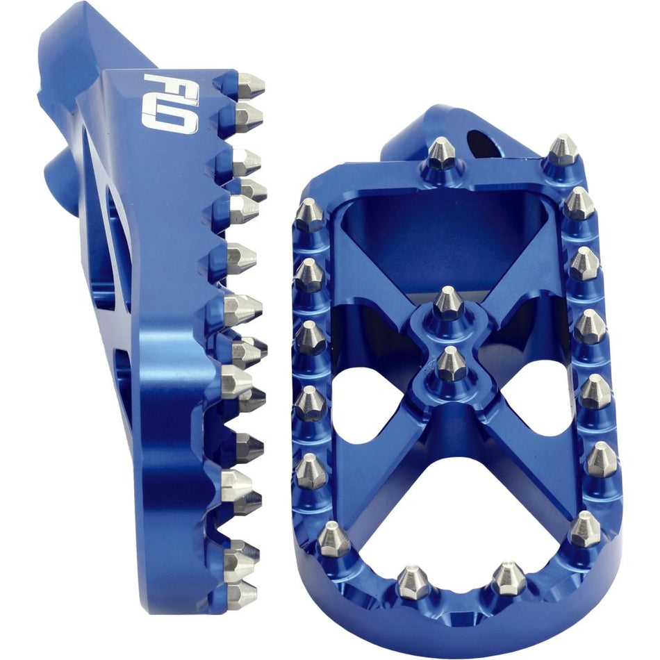 FLO Adventure/Snow Footpeg Blue | SPEG - 793BLU - MojoMotoSport.com