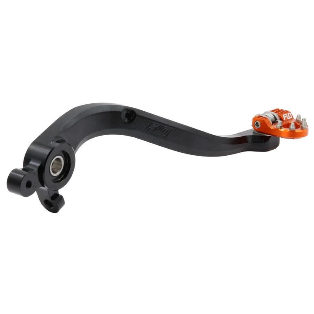 FLO Folding Tip Brake Pedals Orange KTM/HUSQ/GAS | MXBP - 521ORG - MojoMotoSport.com