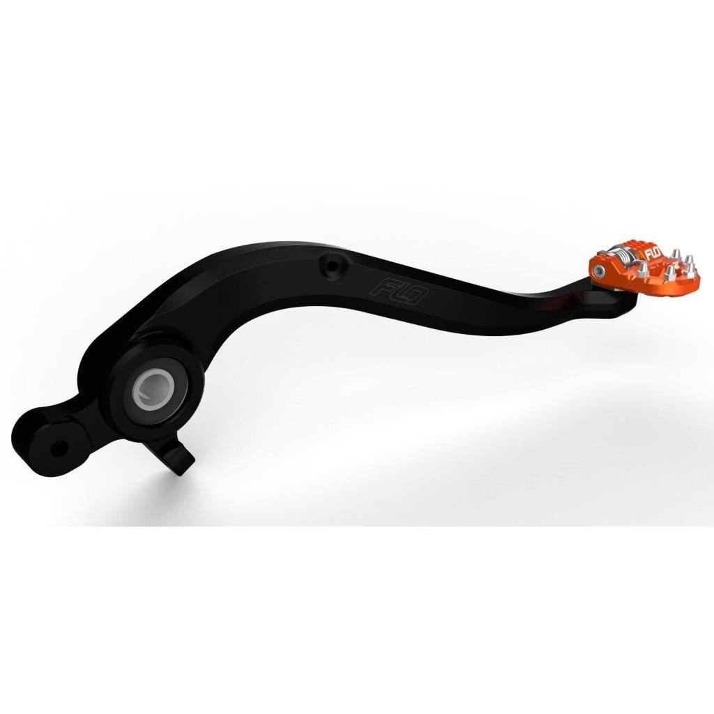 FLO Folding Tip Brake Pedals Orange KTM/HUSQ/GAS | MXBP - 522ORG - MojoMotoSport.com