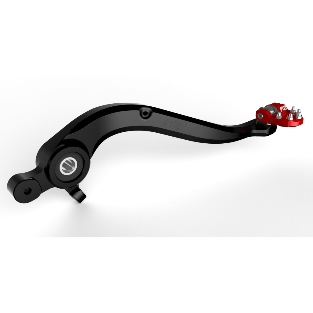 FLO Folding Tip Brake Pedals Red KTM/HUSQ/GAS | MXBP - 522RED - MojoMotoSport.com
