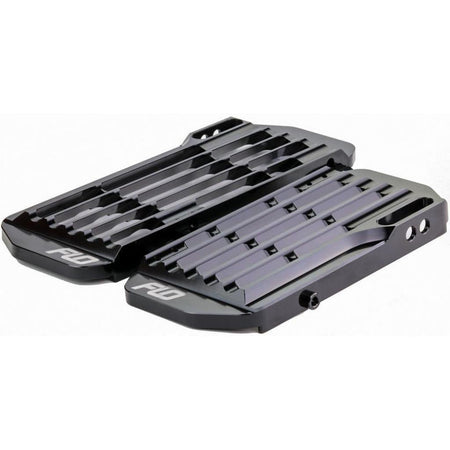FLO High Flow Radiator Braces Black | FLO755BLK - MojoMotoSport.com