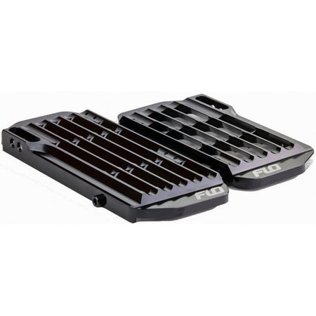 FLO High Flow Radiator Braces Black | FLO755BLK - MojoMotoSport.com