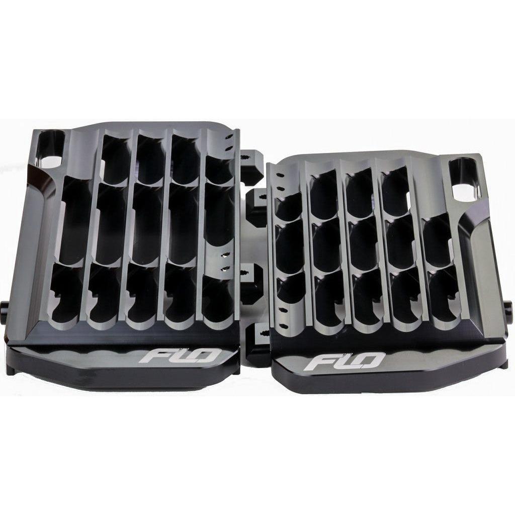 FLO High Flow Radiator Braces Black | FLO755BLK - MojoMotoSport.com