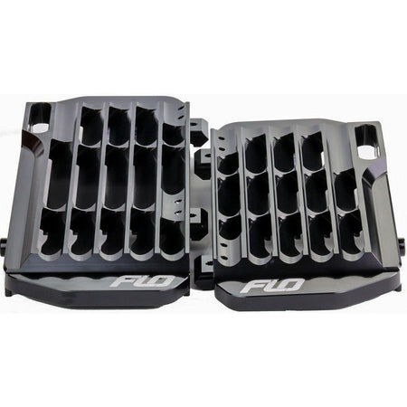 FLO High Flow Radiator Braces Black | FLO755BLK - MojoMotoSport.com