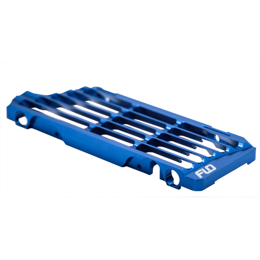 FLO High Flow Radiator Braces Blue SHER | FLO756BLU - MojoMotoSport.com