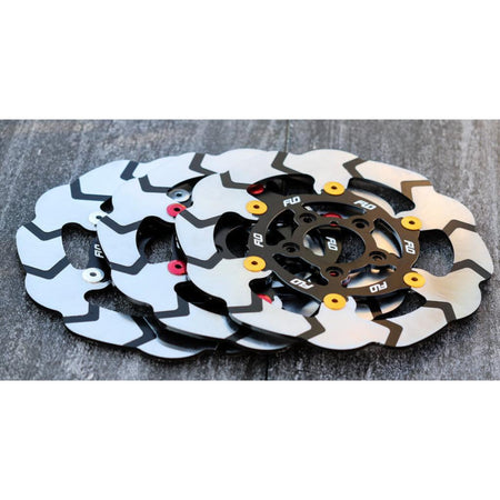 FLO M/D Floating Rotor 11.5 Front Red HARLEY | HD - 900R - MojoMotoSport.com