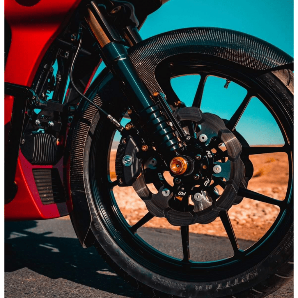 FLO M/D Floating Rotor 11.5 Front Red HARLEY | HD - 900R - MojoMotoSport.com