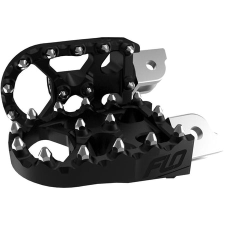 FLO Moto Style Footpeg Set Black M8 Softail | FPEG - 800 - 3 - MojoMotoSport.com