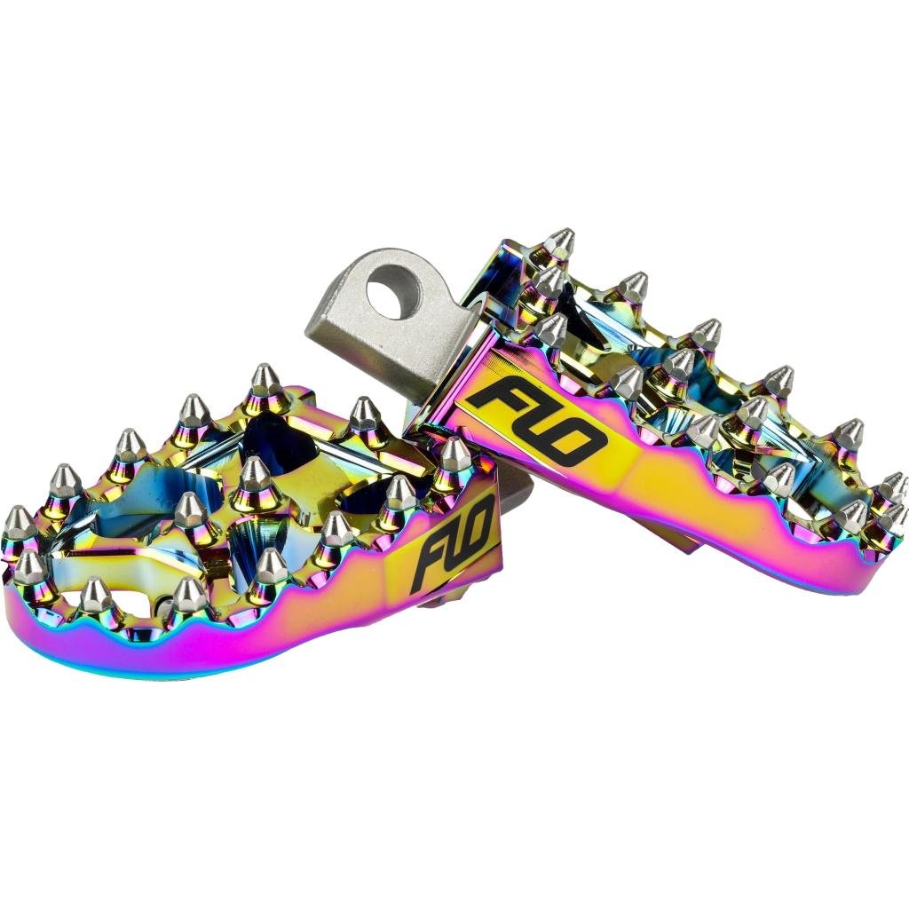 FLO Moto Style Footpeg Set Jet Fuel 2"X3.125" | FPEG - 800JET - MojoMotoSport.com