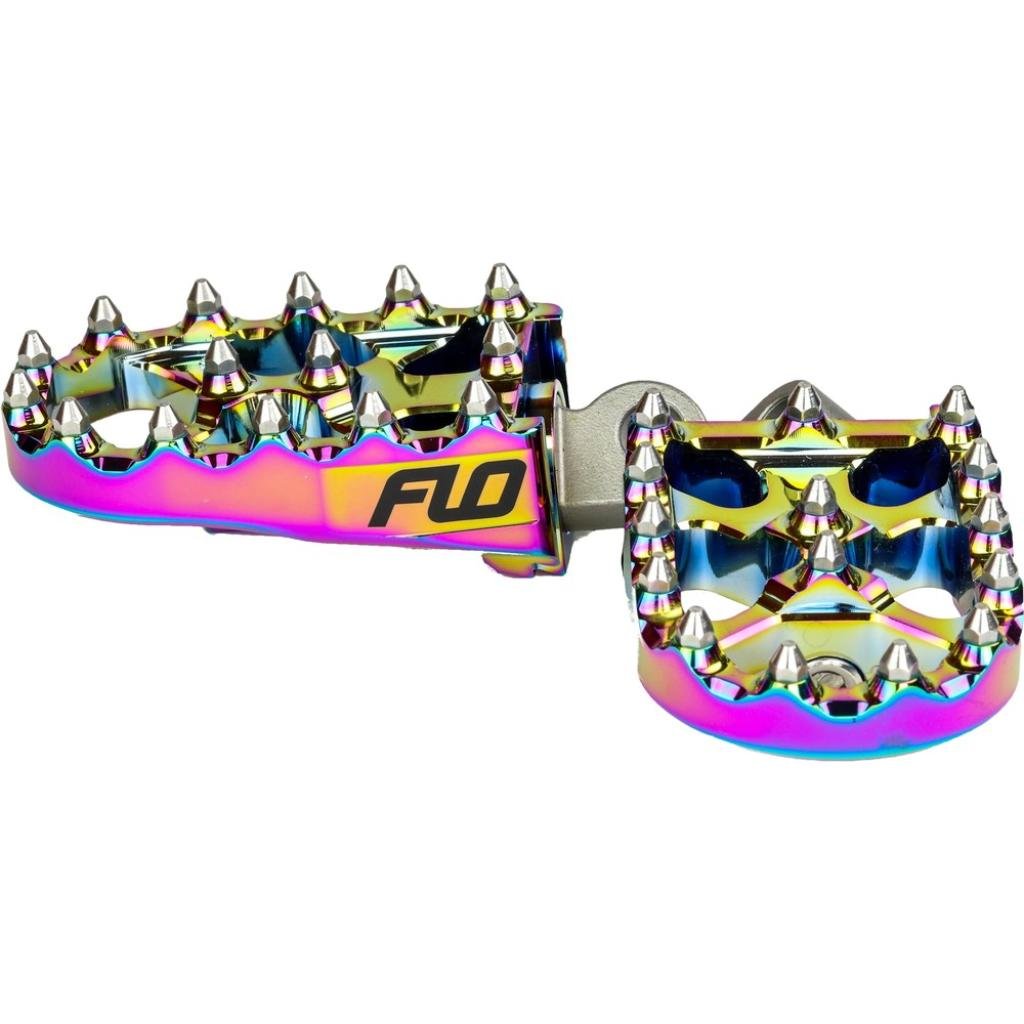 FLO Moto Style Footpeg Set Jet Fuel 2"X3.125" | FPEG - 800JET - MojoMotoSport.com