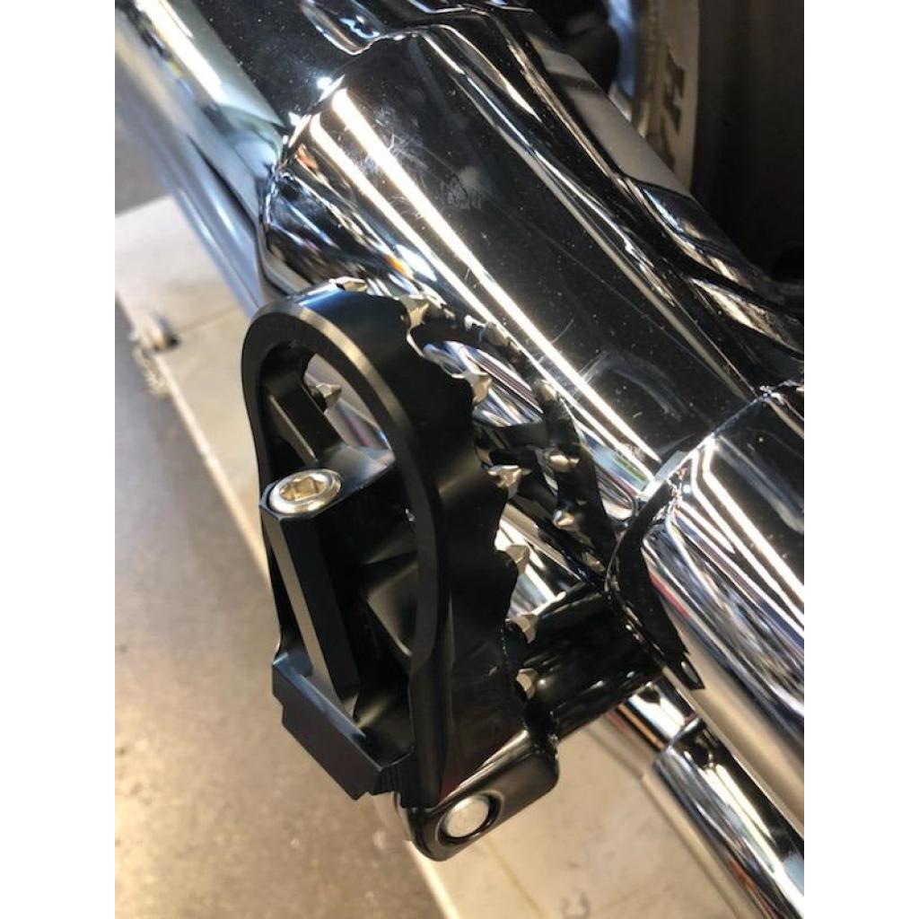 FLO Moto Style Passenger Pegs Black M8 Softail HARLEY | FPEG - 800 - 5 - MojoMotoSport.com