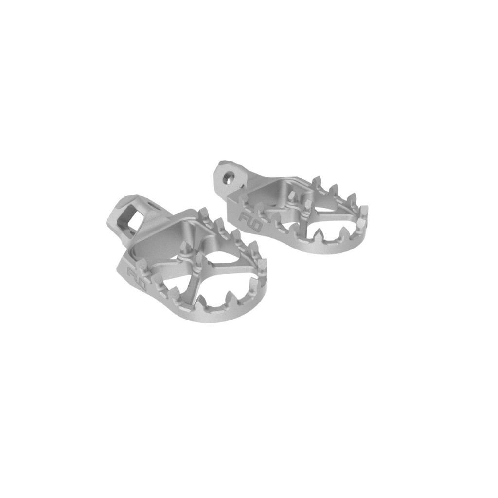 FLO Motorsports Stainless Steel Foot Pegs 2023+ KTM/HUS and 2024+ GAS | SS - 795 - 4 - MojoMotoSport.com