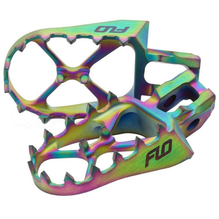 FLO Motorsports Titanium Jet Fuel Foot Pegs 2023+ KTM/Husqvarna & 2024+ GasGas | TI - 795 - 4JET - MojoMotoSport.com