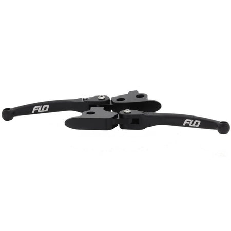 FLO Mx Style Lever Set Black `08 - 13 Flh/Flt | HD - 811BLK - MojoMotoSport.com