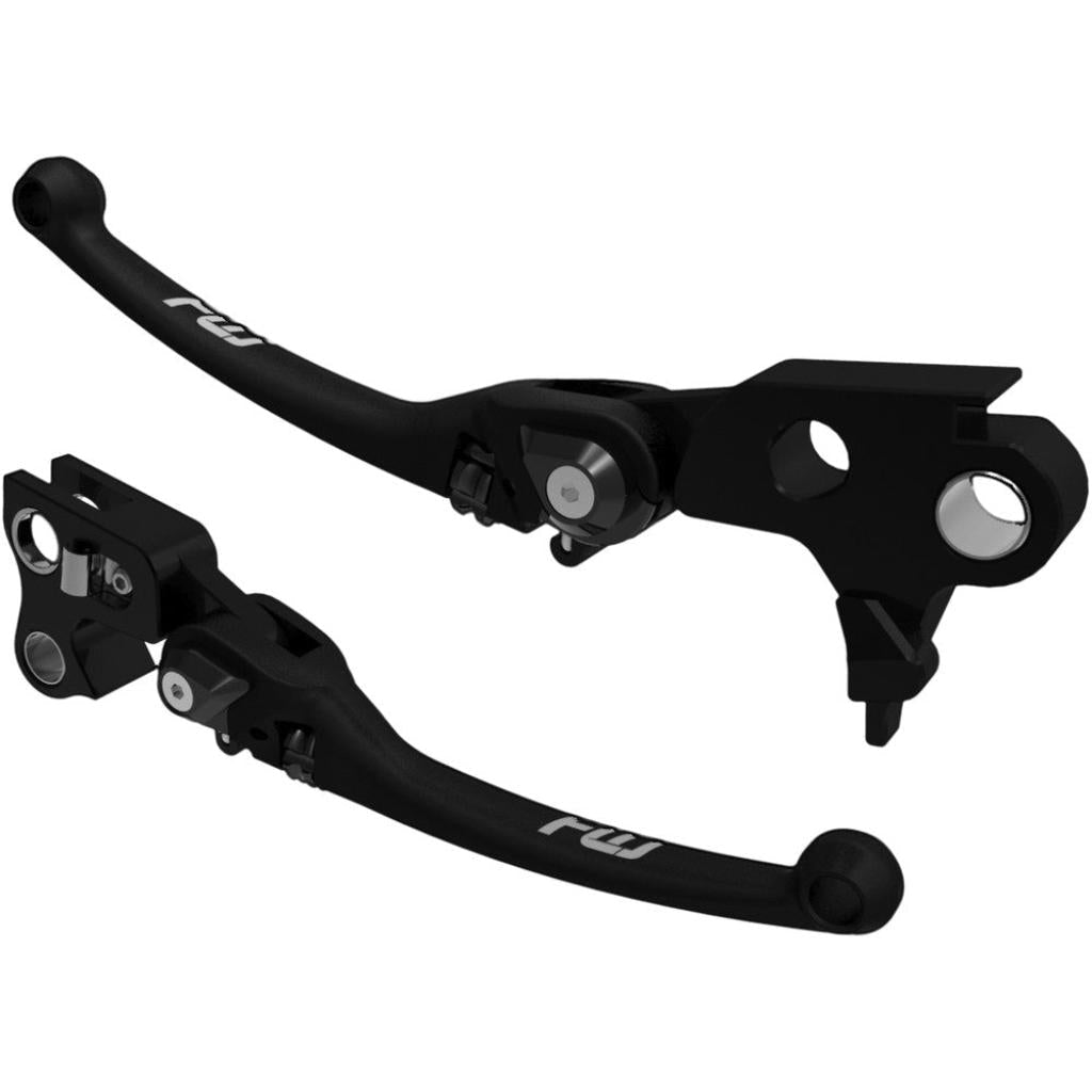 FLO Mx Style Lever Set Black `17 - 20 Flh/Flt | HD - 809BLK - MojoMotoSport.com