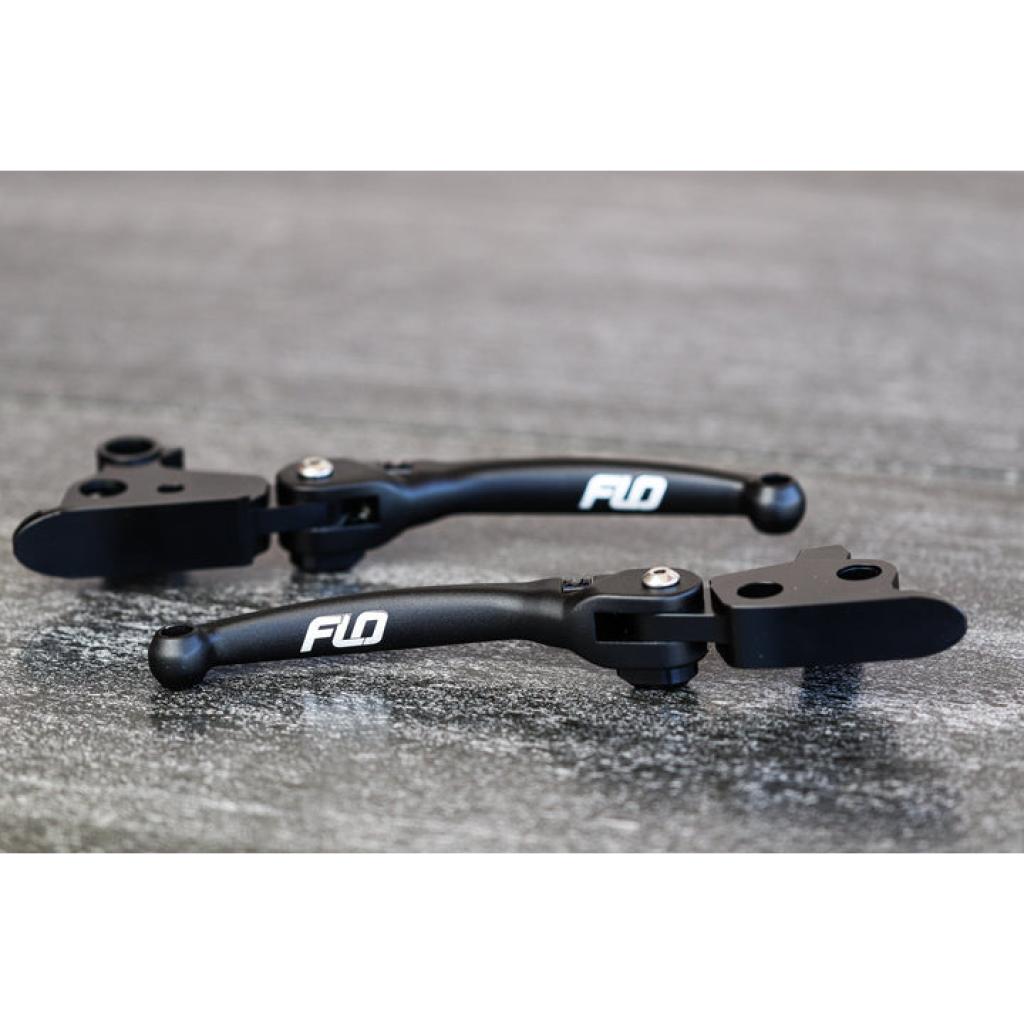 FLO Mx Style Lever Set Black `21 - 23 Flh/Flt HARLEY | HD - 812 - MojoMotoSport.com