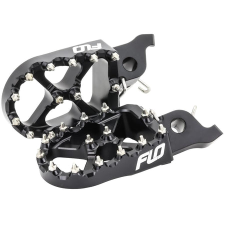 FLO Pro Series Foot Pegs Black Beta | FPEG - 795 - 3BLK - MojoMotoSport.com