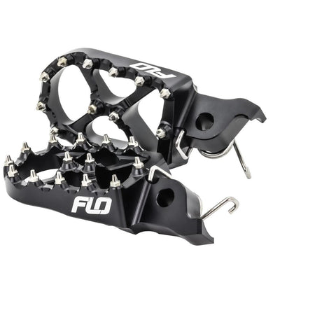FLO Pro Series Foot Pegs Black Beta | FPEG - 795 - 3BLK - MojoMotoSport.com