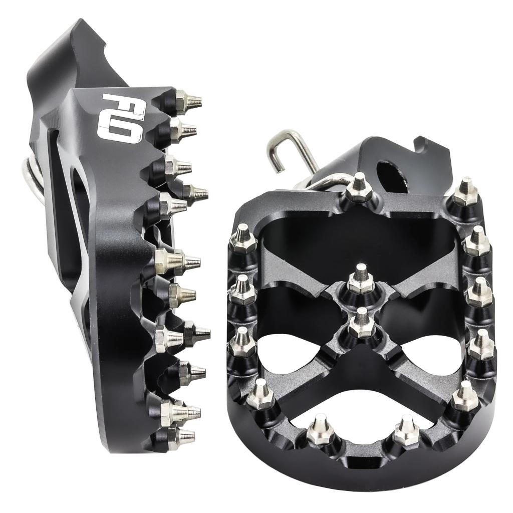 FLO Pro Series Foot Pegs Black Beta | FPEG - 795 - 3BLK - MojoMotoSport.com