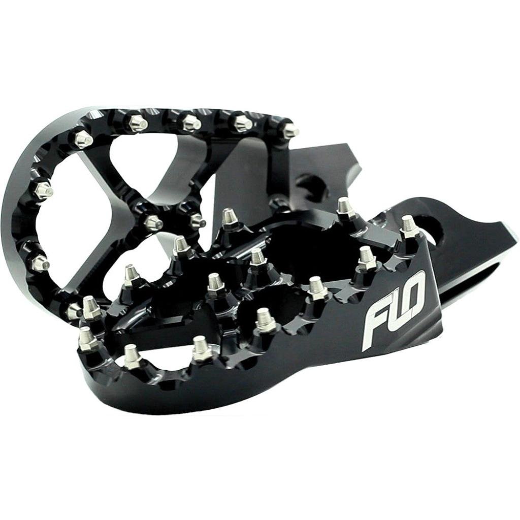 FLO Pro Series Foot Pegs Black Ktm/Hus | FPEG - 795BLK - MojoMotoSport.com