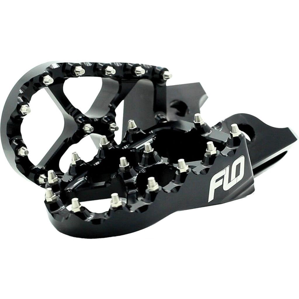 FLO Pro Series Foot Pegs Black KTM/HUSQ/GAS | FPEG - 795 - 4BLK - MojoMotoSport.com