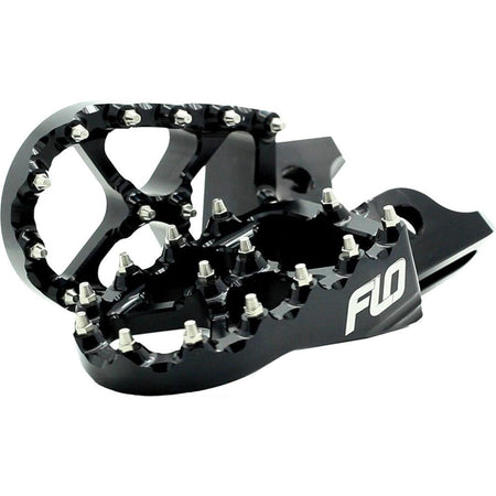 FLO Pro Series Foot Pegs Black KTM/HUSQ/GAS | FPEG - 795 - 4BLK - MojoMotoSport.com