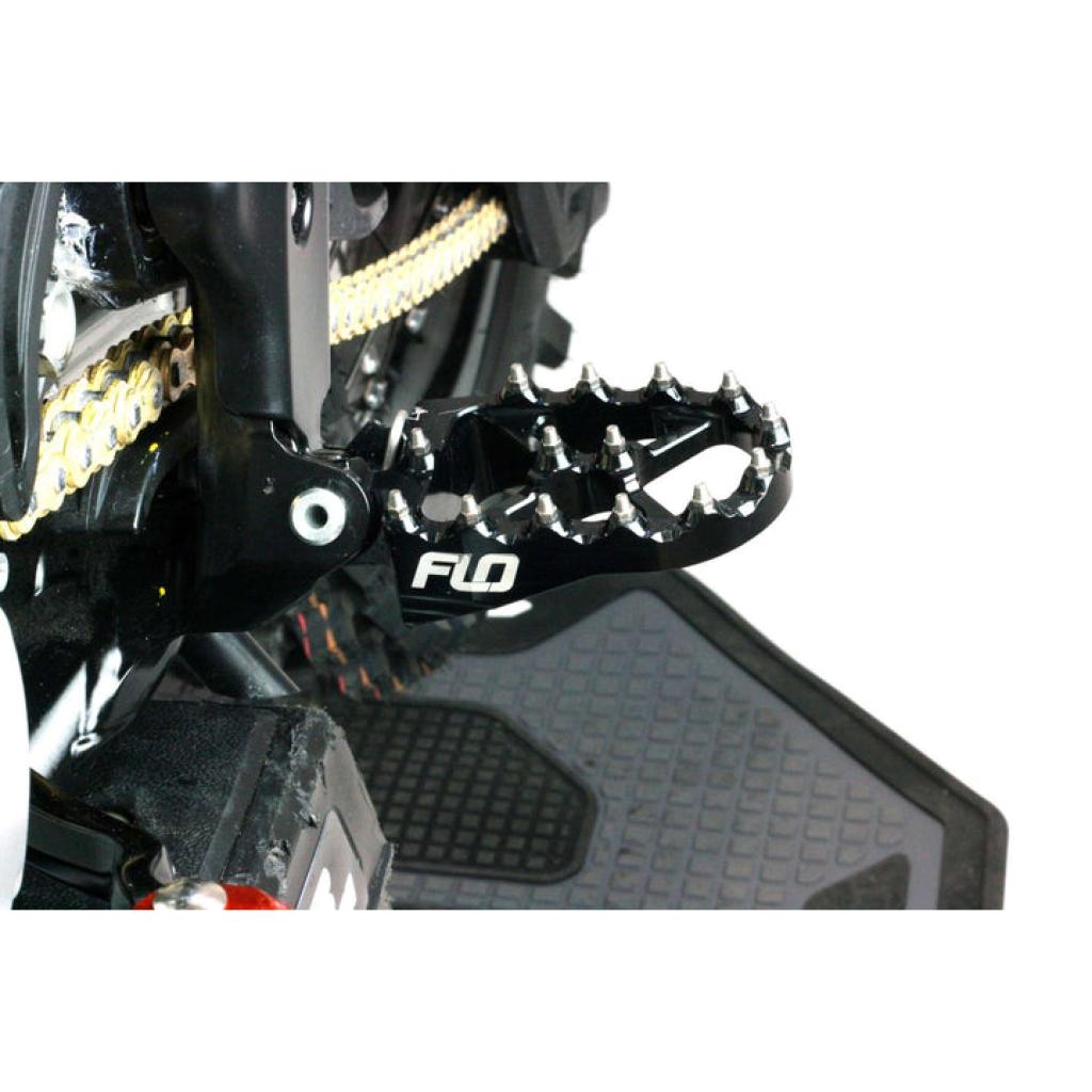 FLO Pro Series Foot Pegs Black KTM/HUSQ/GAS | FPEG - 795 - 4BLK - MojoMotoSport.com