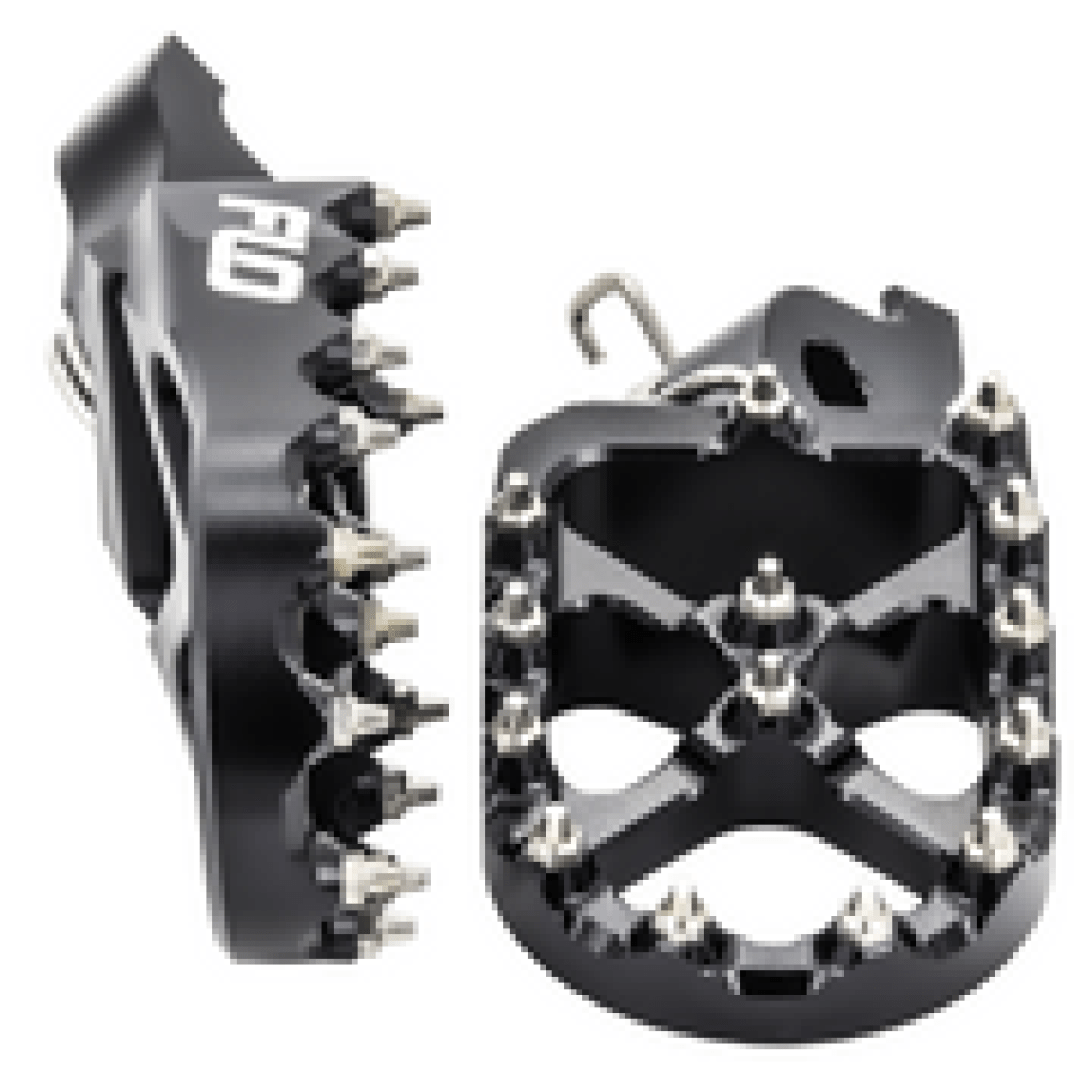 FLO Pro Series Foot Pegs Black KTM/HUSQ/GAS | FPEG - 795 - 4BLK - MojoMotoSport.com
