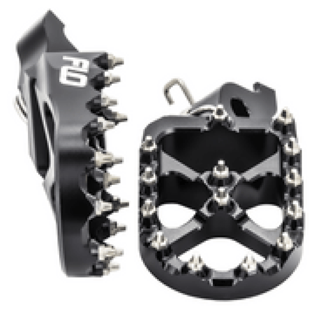 FLO Pro Series Foot Pegs Black KTM/HUSQ/GAS | FPEG - 795 - 4BLK - MojoMotoSport.com