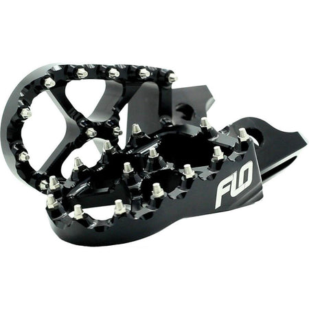FLO Pro Series Foot Pegs Black YAMA | FPEG - 793 - 2BLK - MojoMotoSport.com