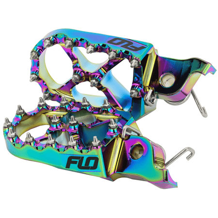 FLO Pro Series Foot Pegs Jet Fuel KAWA | FPEG - 797JET - MojoMotoSport.com