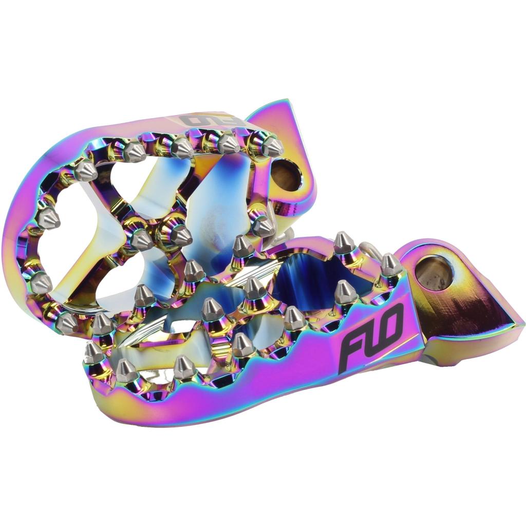 FLO Pro Series Foot Pegs Jet Fuel KTM/HUSQ/GAS | FPEG - 795 - 4JET - MojoMotoSport.com