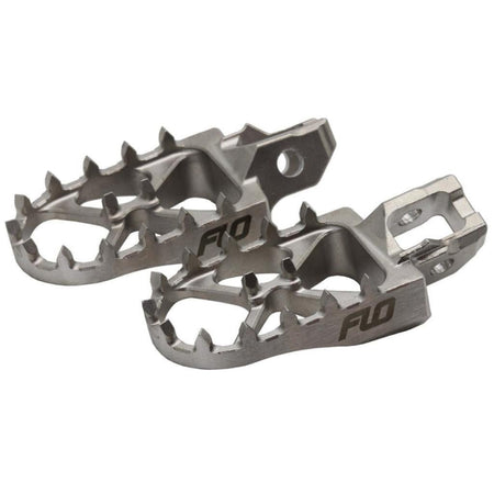 FLO Stainless Steel Foot Pegs KAWA/HON | SS - 792 - MojoMotoSport.com