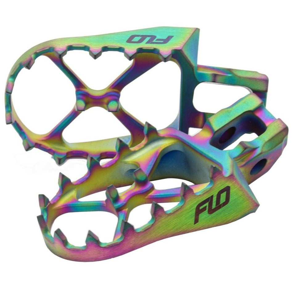 FLO Titanium Foot Pegs Yamaha | TI - 793 - MojoMotoSport.com