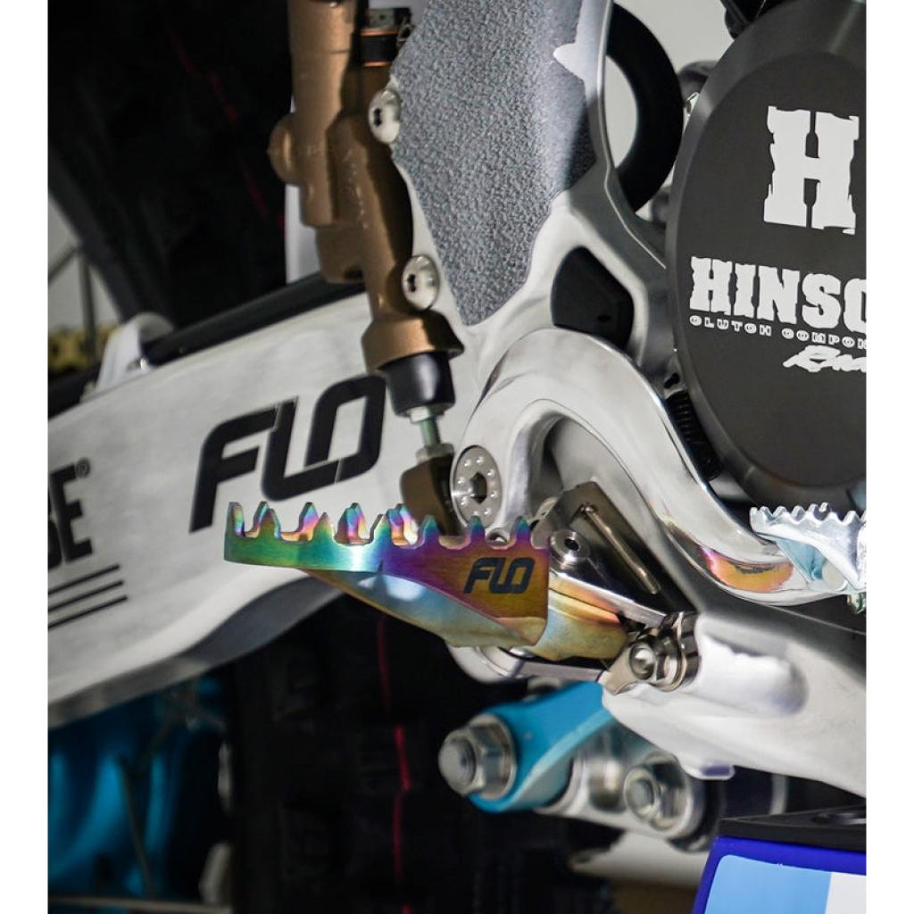 FLO Titanium Foot Pegs Yamaha | TI - 793 - MojoMotoSport.com