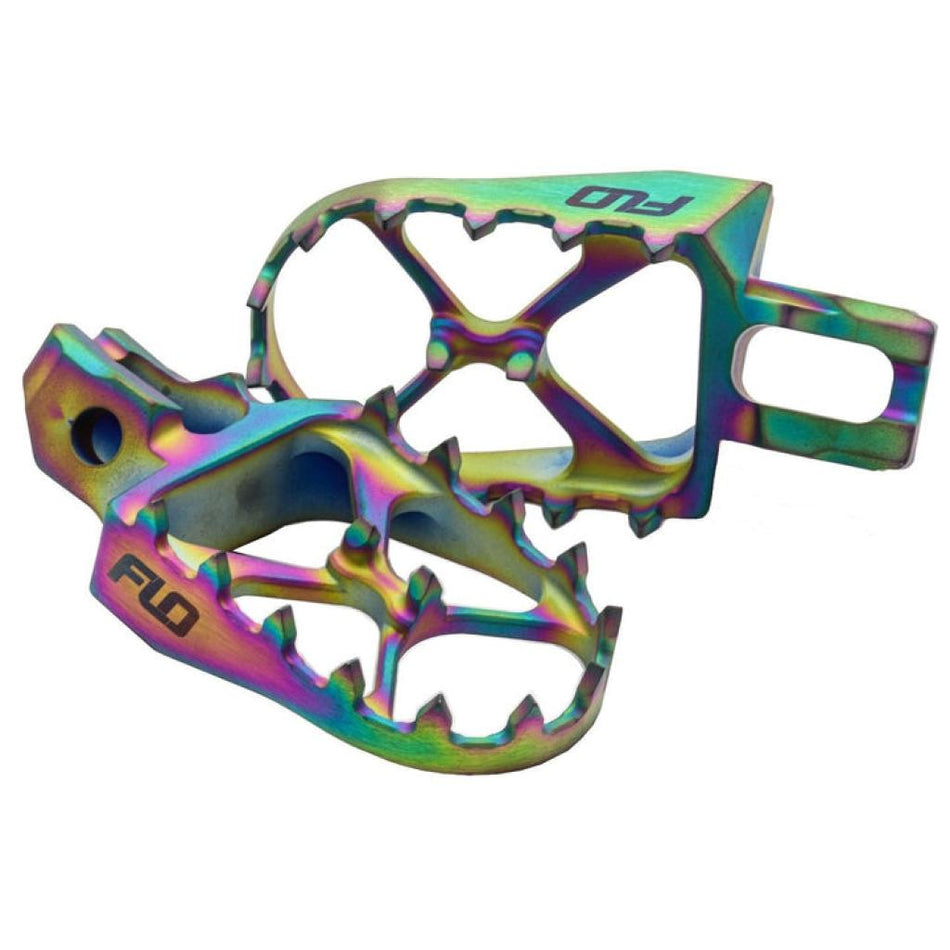 FLO Titanium Foot Pegs Yamaha | TI - 793 - MojoMotoSport.com