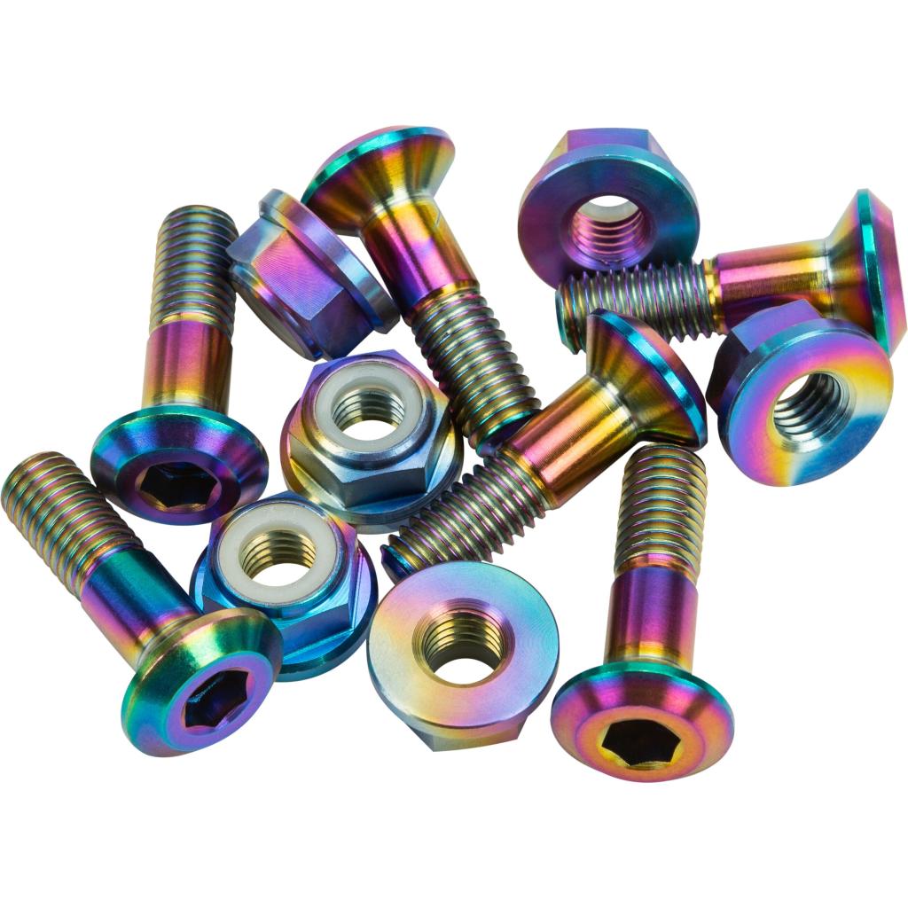 FLO Titanium Sprocket Bolts Jet Fuel | FLO701JET - MojoMotoSport.com